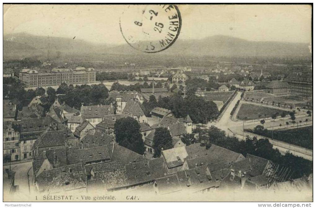 Sélestat Bas Rhin 67. Vue Générale. - Selestat