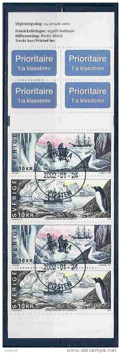 SWEDEN -  POLAR EXPEDITION - BOOKLET - CARNET - Yvert # C 2248 - VF USED - 1981-..