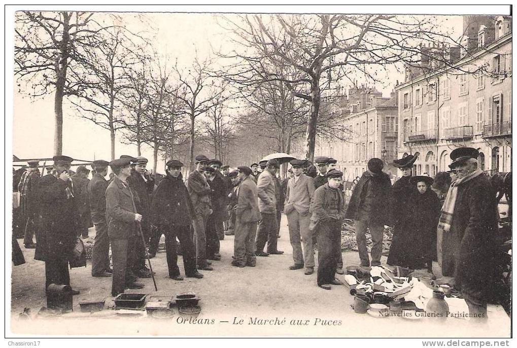 45 - ORLEANS  -  Le Marché Aux Puces  -  Animée - Orleans