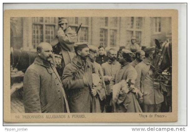 BELGIQUE **FURNES** PRISONNIERS ALLEMANDS - Veurne