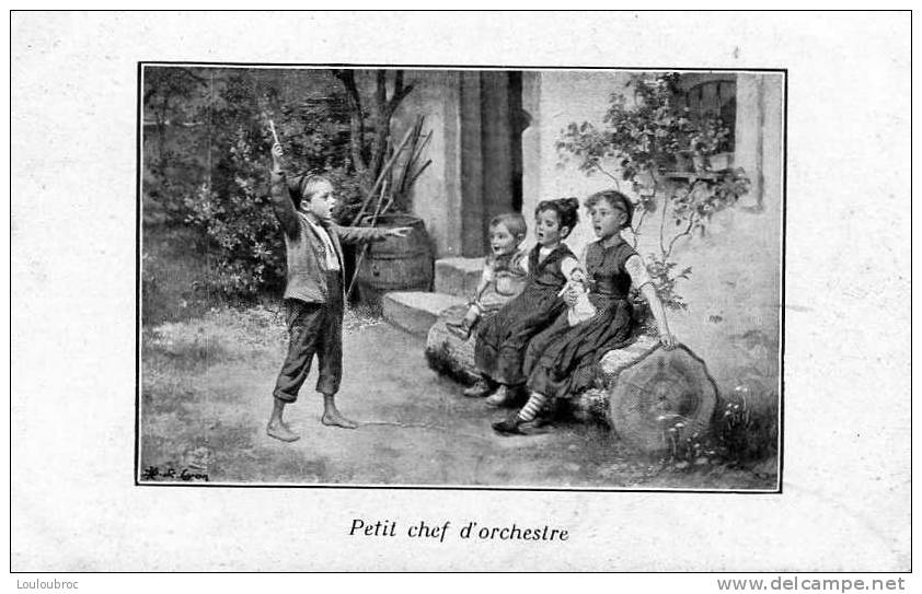 PETIT CHEF D'ORCHESTRE  PUBLICITE CHICOREE A LA BERGERE EMILE BONZEL HAUBOURDIN - Haubourdin