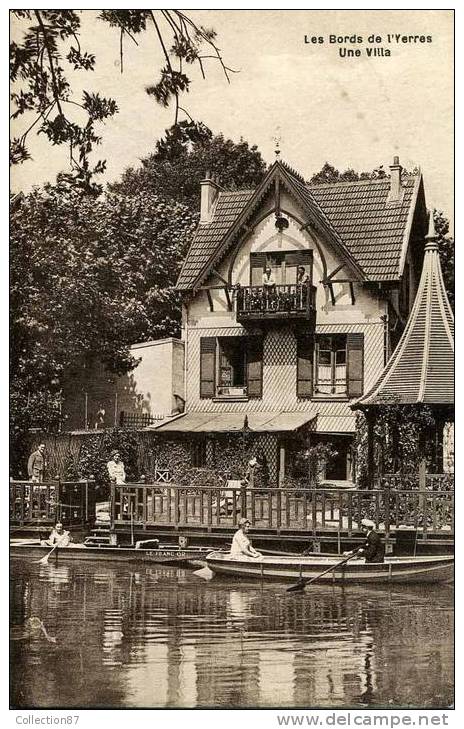 91 - ESSONNE - YERRES - UNE VILLA Sur Les BORDS De L'YERRE - Yerres