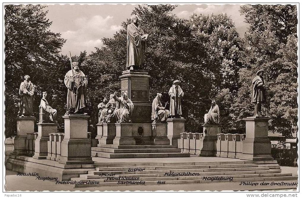 D - NP - Worms Am Rhein - Lutherdenkmal - HMAK / CPSM - Ed. Zloch [Monument De Luther] - Worms