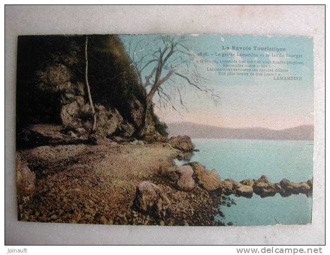 La Grotte Lamartine Et Le Lac Du Bourget - Le Bourget Du Lac