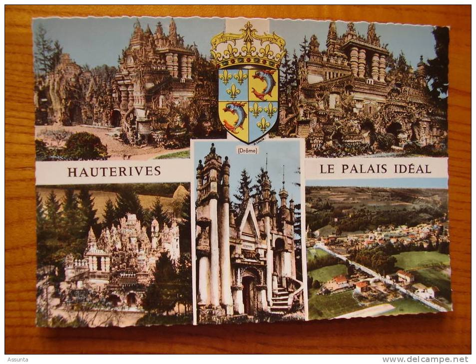 DROME - Hauterives - Blason Et 5 Vues, Dont Le Village - Hauterives