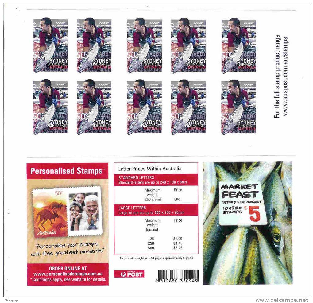Australia-2008 Sydney Fish Market Booklet - Carnets
