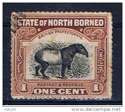 Nordborneo+ 1909 Mi 127 Tapir - Borneo Del Nord (...-1963)