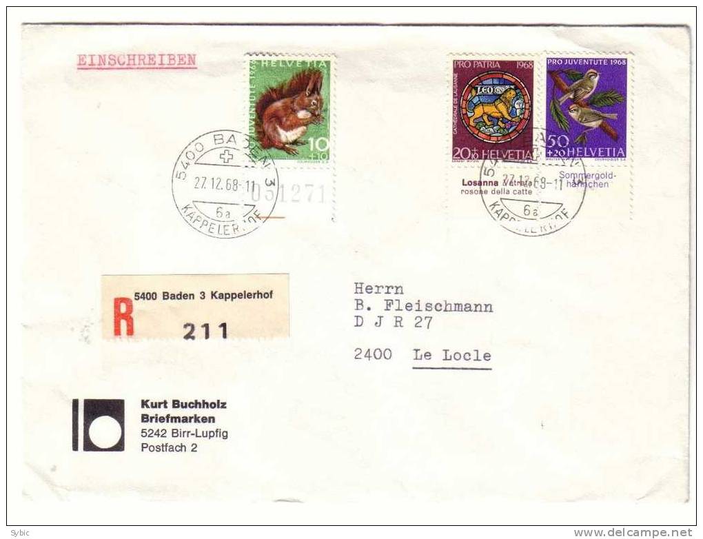 SUISSE - Lettre / RECOMMANDE (1966) - Covers & Documents