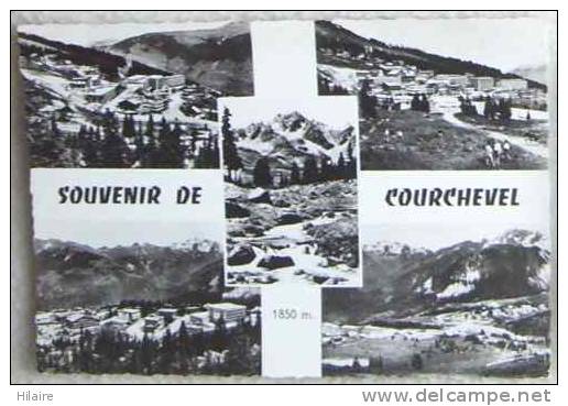 Cpsm 73 COURCHEVEL Souvenir 5 Vues - Courchevel