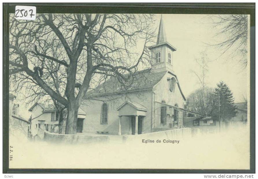 CAMPAGNE GENEVOISE - EGLISE DE COLOGNY - TB - Cologny