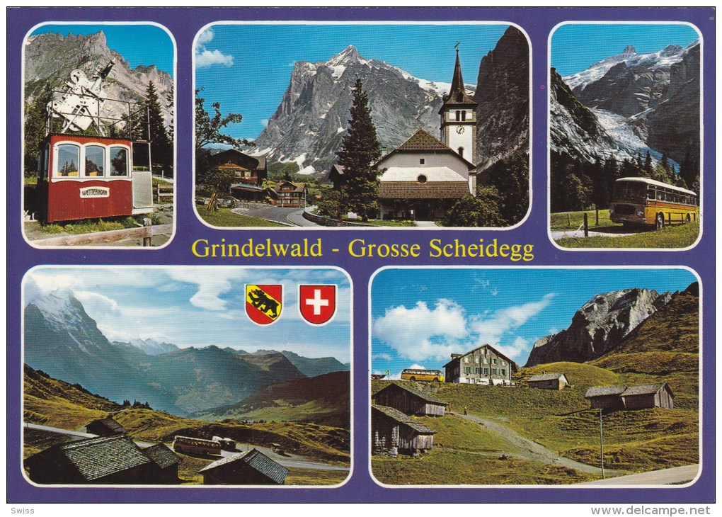 POSTAUTO  AUTOBUS  POSTBUS  GRINDELWALD GROSSE SCHEIDEGG - Grindelwald