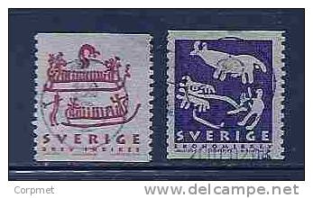 SWEDEN - Yvert # 2201/2 - VF USED - Oblitérés