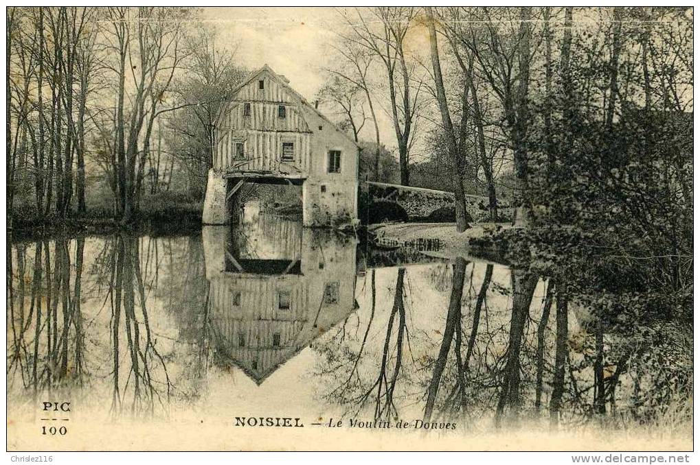 77 NOISIEL Le Moulin De Douves  Joli Plan - Noisiel