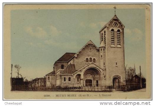 Mitry-Mory  - L´ Eglise       -    6098 - Mitry Mory