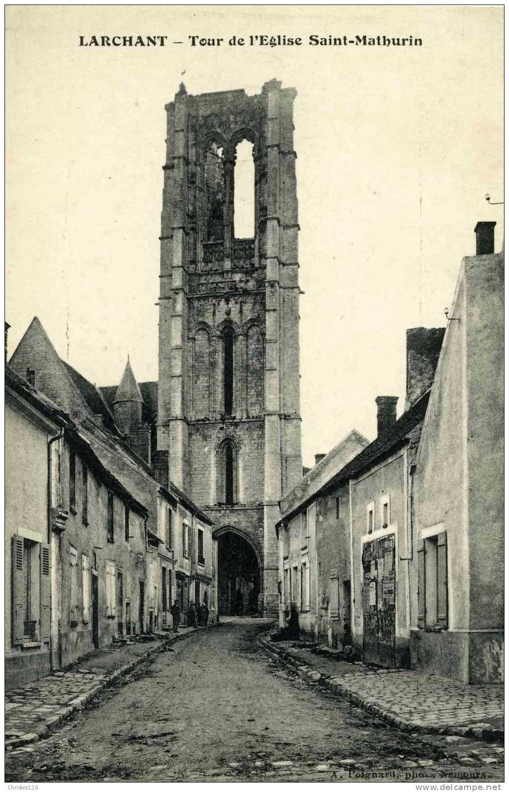 77 LARCHANT Tour De L´église St Mathurin  Joli Plan - Larchant