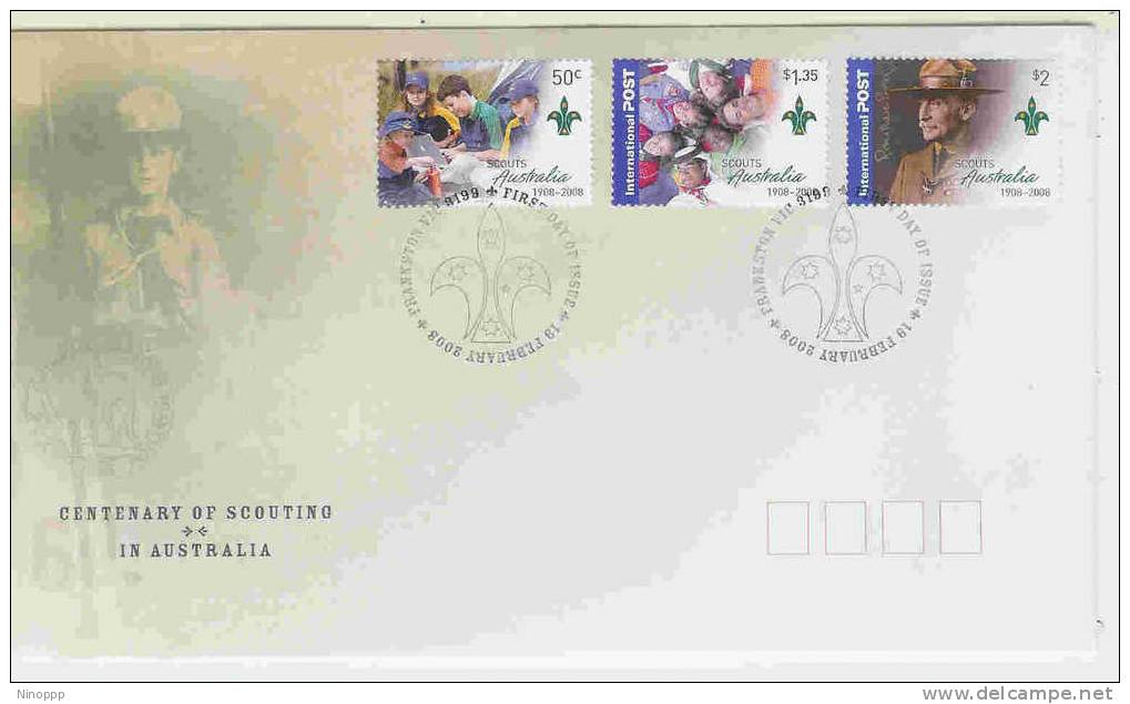 Australia-2008 Scouts Centenary FDC - Other & Unclassified