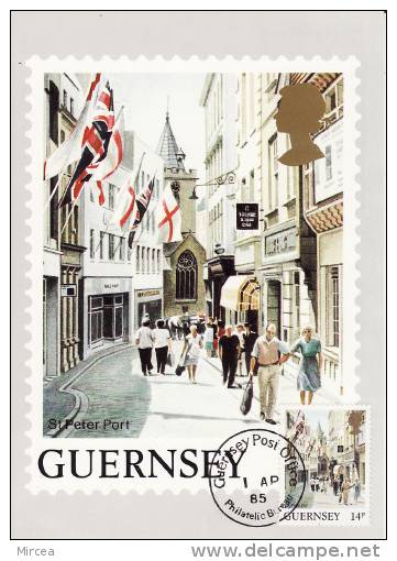 5105 - Guernsey 1985 - Carte Maximum - Postzegels