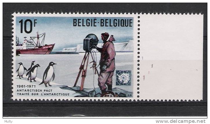 Belgie OCB 1589 (**) Met Plaatnummer 1. - 1971-1980