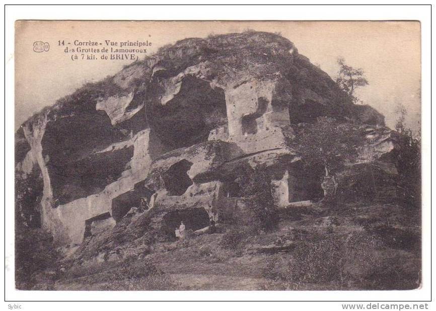 Corrèze - Vue Principale Des Grottes De LAMOUROUX (1916) - Autres & Non Classés