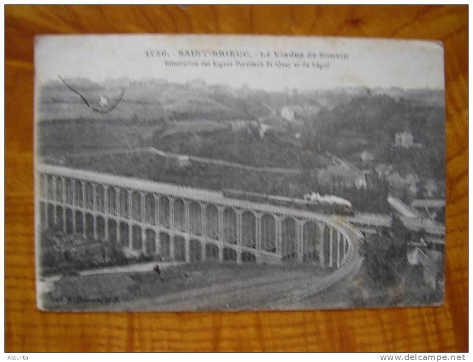 COTES D´ARMOR - Saint BRIEUC - Le Viaduc De Souzin - Bifurcation Des Lignes - Train à Vapeur - Structures