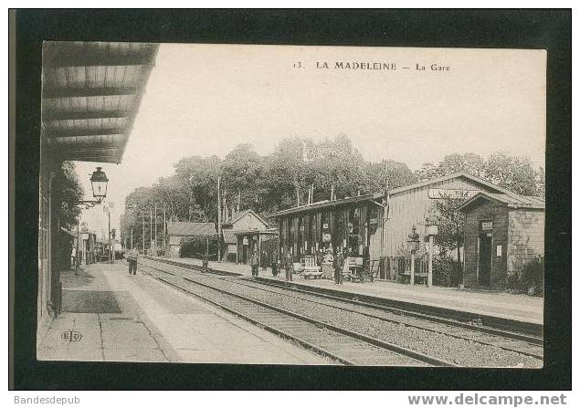 La Madeleine - La Gare ( Animée ELD 13) - La Madeleine