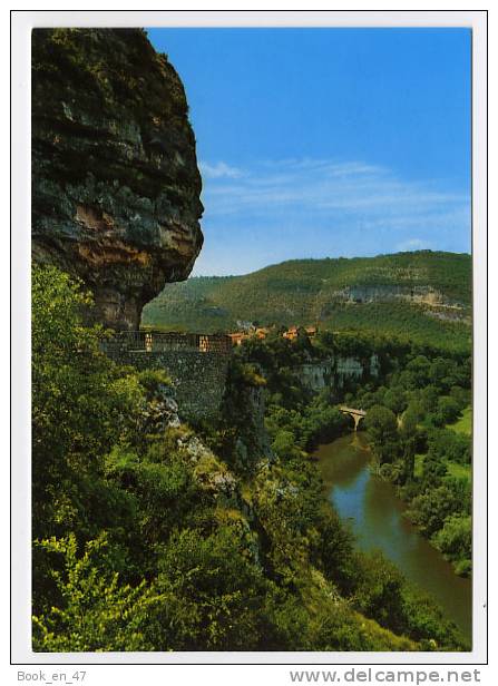 {56257} 82 Tarn Et Garonne Saint Antonin Noble Val , Route Dominant La Vallée De L´Aveyron Et Le Pont De Serres - Saint Antonin Noble Val