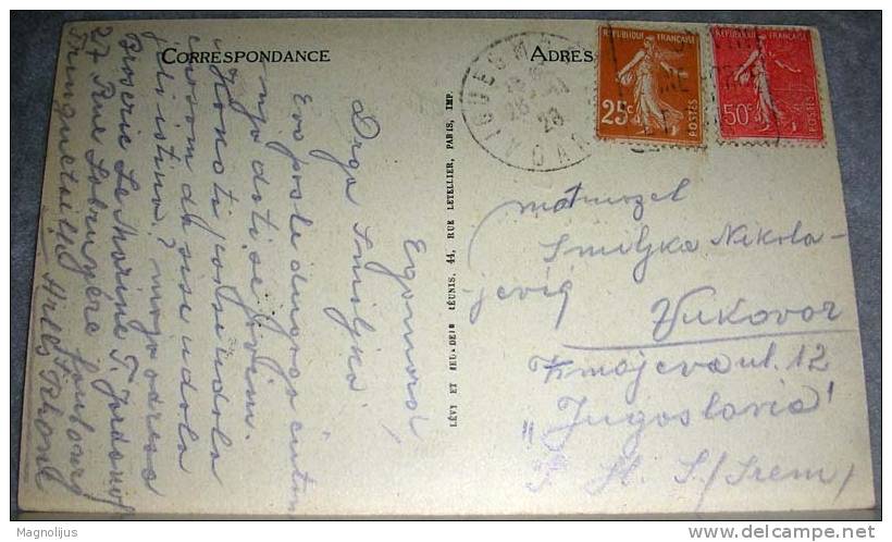 France,Aigues-Mortes,Constance,Salle Des Gardes Et Chemin De Ronde,vintage Postcard - Aigues-Mortes