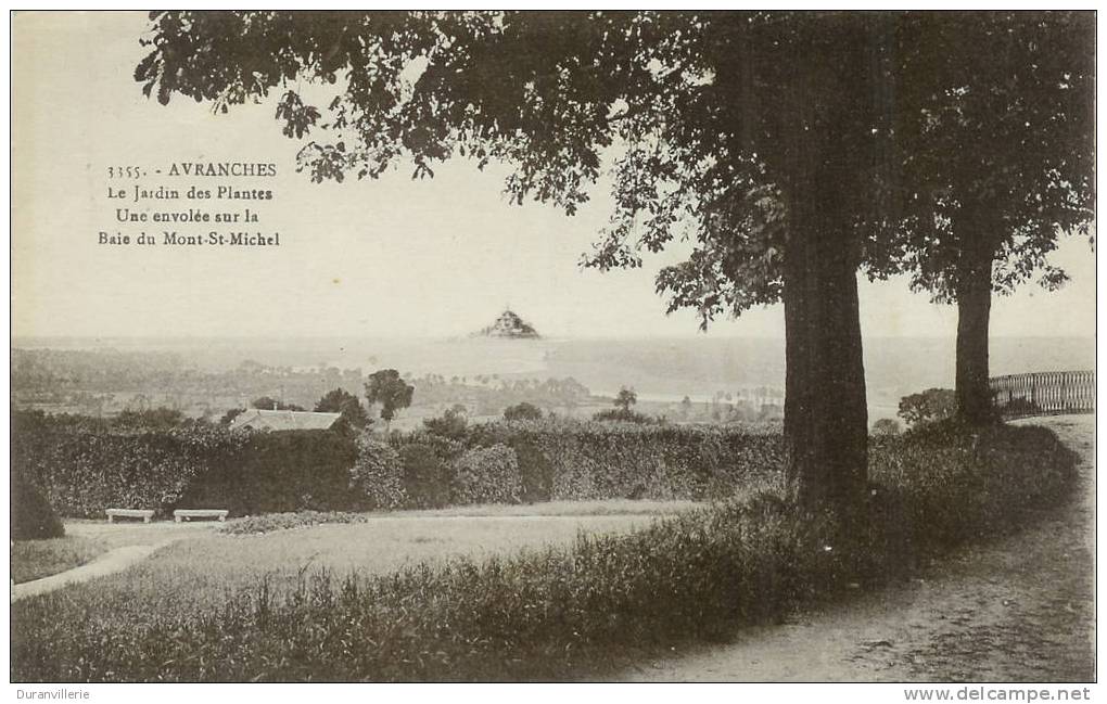 AVRANCHES Le Jardins Des Plantes Une Envolées Sur La Baie Du Mont ST Michel - Avranches