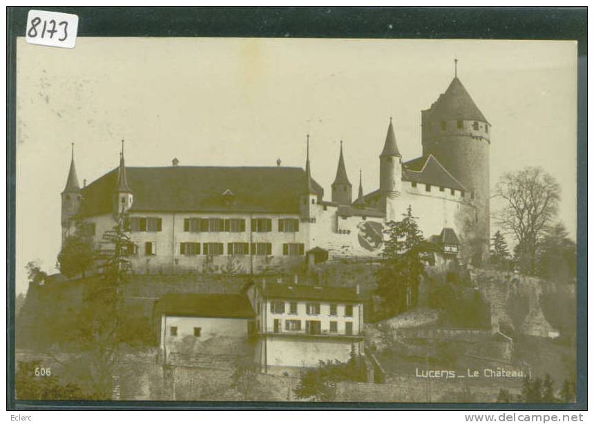 DISTRICT DE MOUDON /// CHATEAU DE LUCENS - TB - Lucens