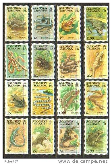 Reptiles + Batraciens - SALOMON (Solomon Islands) - Autres & Non Classés