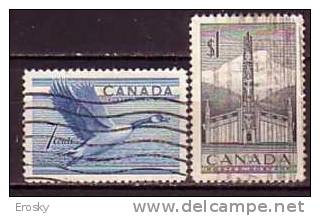 F0303 - CANADA Yvi N°255/56 - Usados