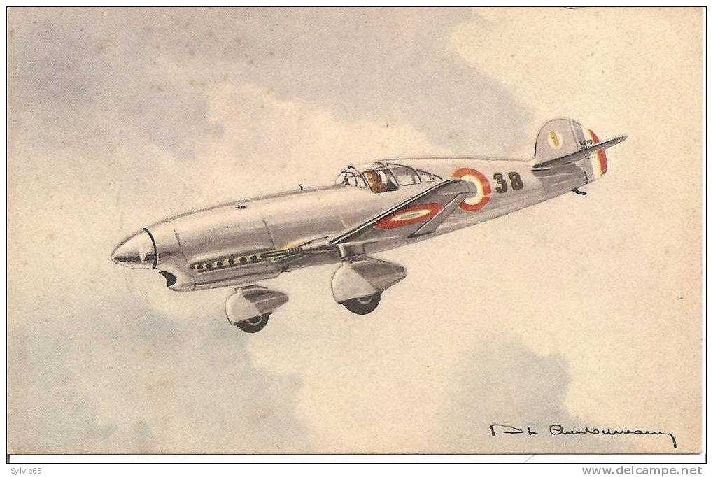 AVION    CAUDRON CYCLONE - Cpa Illustrée- - 1939-1945: 2ème Guerre