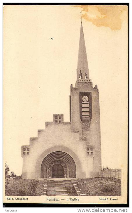 95 - PUISIEUX - L'Eglise - Puiseux En France