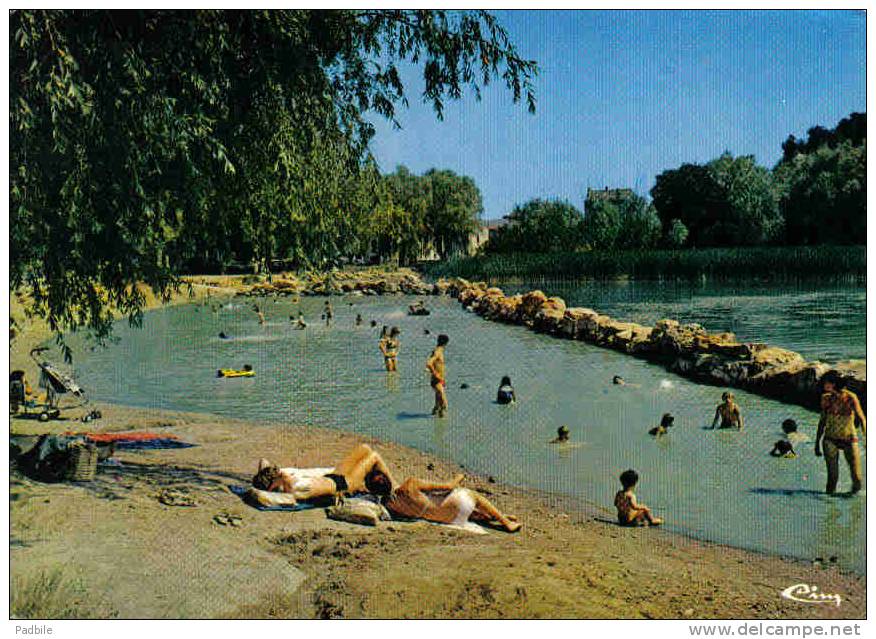 Carte Postale 83. Besse-sur-Issole  Le Lac La Baignade Trés  Beau Plan - Besse-sur-Issole