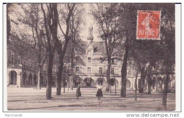 VENDEE . FONTENAY LE COMTE . LE COLLEGE - Fontenay Le Comte