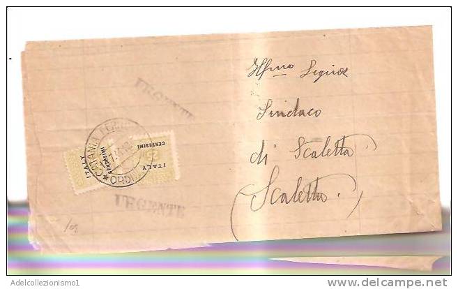3528)lettera Con 2x25c Occupazione Americana Da Catania A Scaletto Il 13-7-1944 - Occup. Anglo-americana: Sicilia