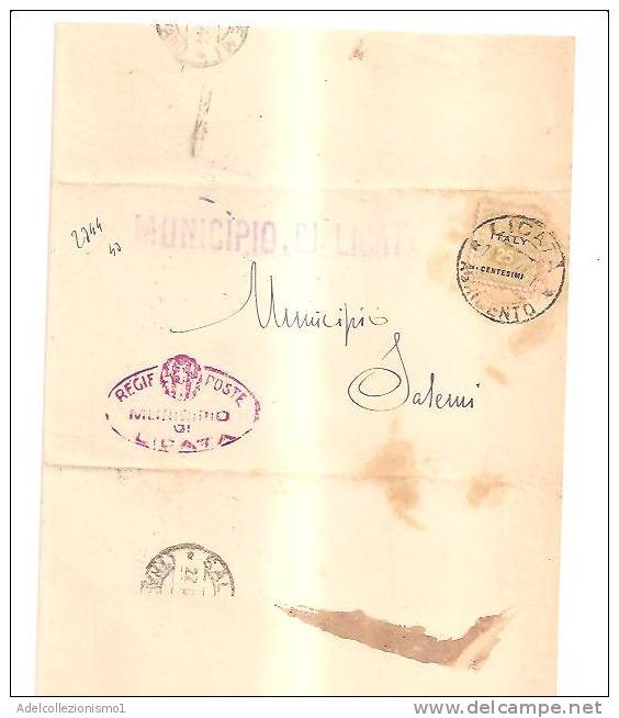 3549)lettera Con 25c Occupazione Americana Da Licata A Catania Il 16-6-1944 - Anglo-american Occ.: Sicily