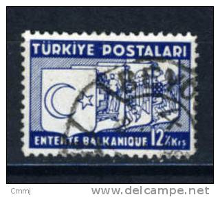 TURCHIA - TURKEY - TURKIYE  - Anno 1937 Unificato Nr. 1015 (C0120...) - Gebruikt