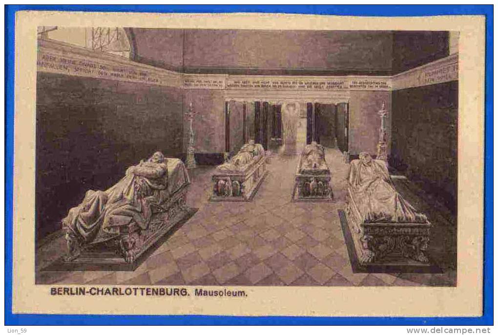 Germany BERLIN - Charlottenburg - MAUSOLEUM Photo Pc /2848 - Charlottenburg