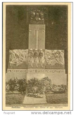Belgique:ANDENNE(Namur ) :Monument Aux Héros Et Aux Martyrs.Carte Non écrite. - Andenne