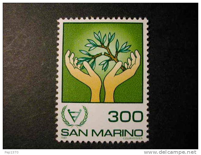 SAN MARINO 1981 - AÑO INTERNACIONAL DE LAS PERSONAS DISMINUIDAS - YVERT 1026 - Unused Stamps