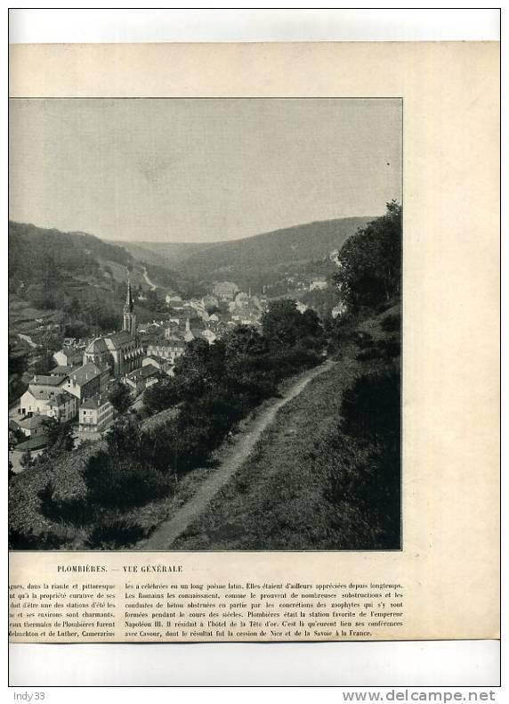 - REPRO DE PHOTOS RECTO-VERSO DU DEBUT DU XXe S. 1. BLIDA MARABOUT DE SIDI-YACOUB 2. PLOMBIERES VUE GENERALE - Religion & Esotericism