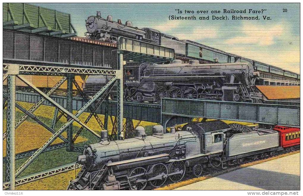 RICHMOND Is Two Over One Railroad Fare ? - Richmond