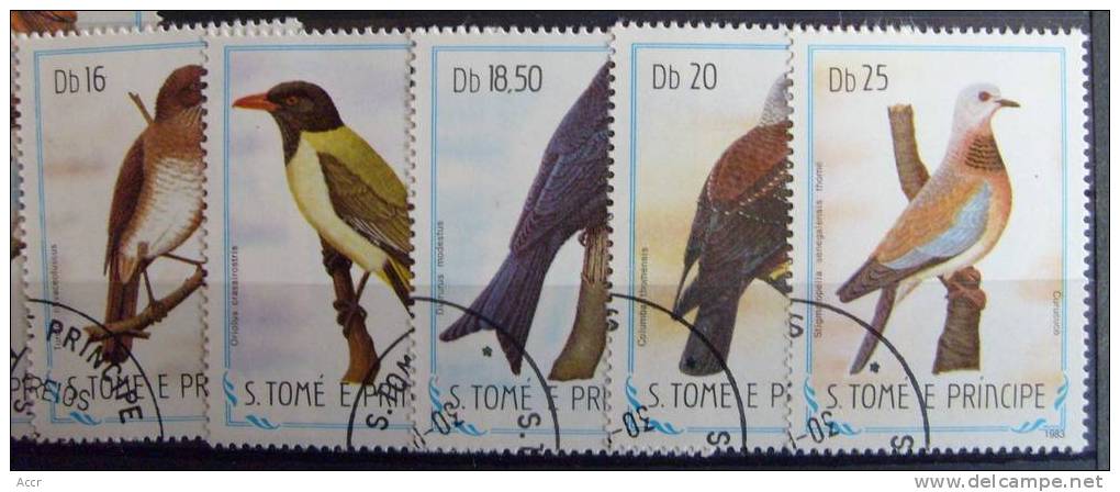 Sao Tome Et Principe 1983 Série 13 Oiseaux Birds - Collections, Lots & Series