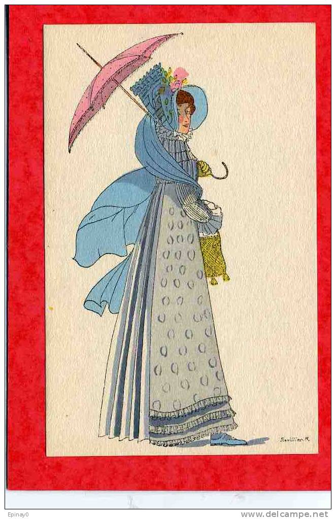 Illustrateur- ROUILLIER H - Mode - Coiffure - Histoire Du Costume Français - Empire 1811 - Rouillier