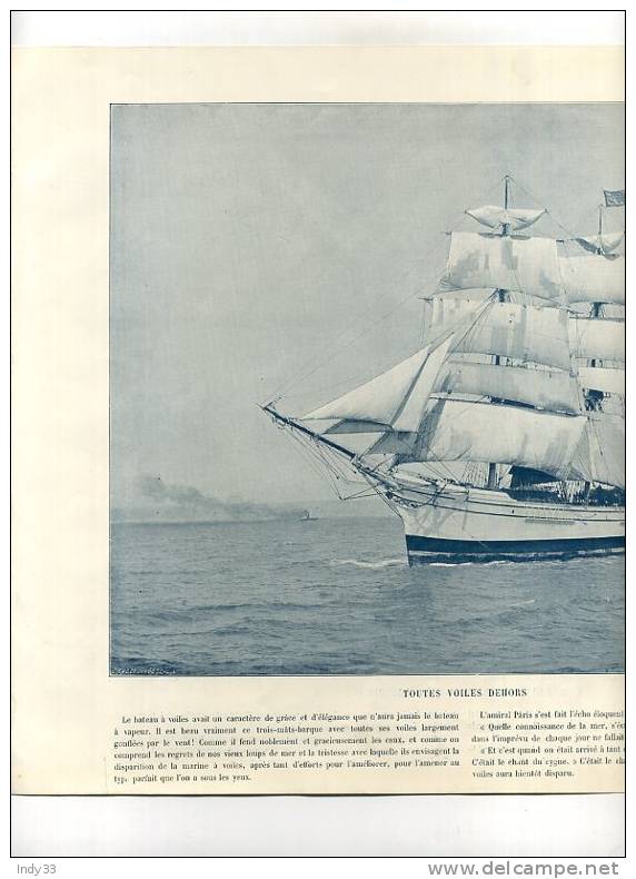 - REPROS DE PHOTOS RECTO-VERSO DU DEBUT DU XXe S.  1. TROIS-MÂTS-BARQUE 2. SAHARA ALGERIEN LES BASSOURS - Andere & Zonder Classificatie