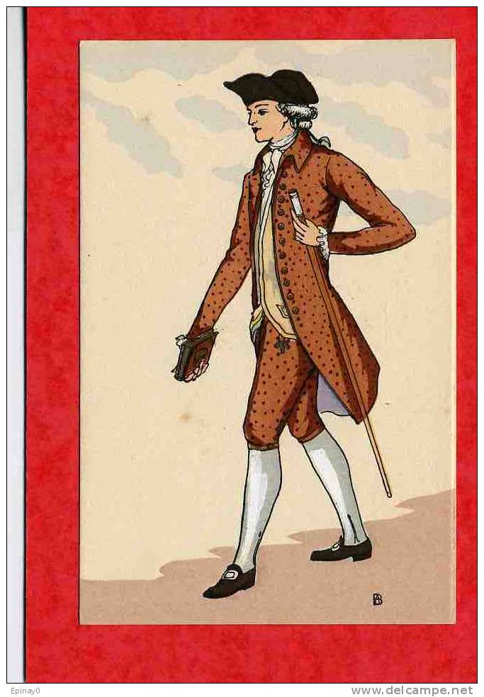 Illustrateur- ROUILLIER H ??? - Mode - Coiffure - Histoire Du Costume Français - Louis XVI - 1780 - Rouillier