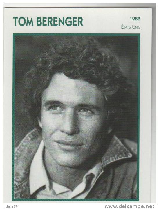 FICHE CINEMA, TOM BERENGER 1982 ETATS UNIS - Foto