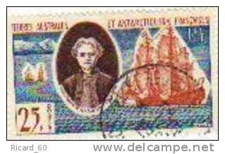 Taaf N°18 Y Et T Oblitéré, Chevalier Yves- Joseph  De Kerguelen Trémarec, 1959 - Used Stamps