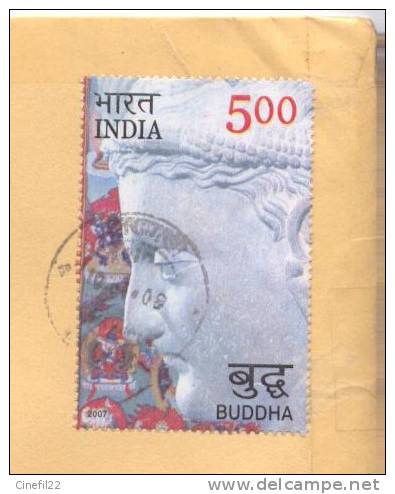 Inde, Bouddha, Sur Lettre, 2007 - Buddhism